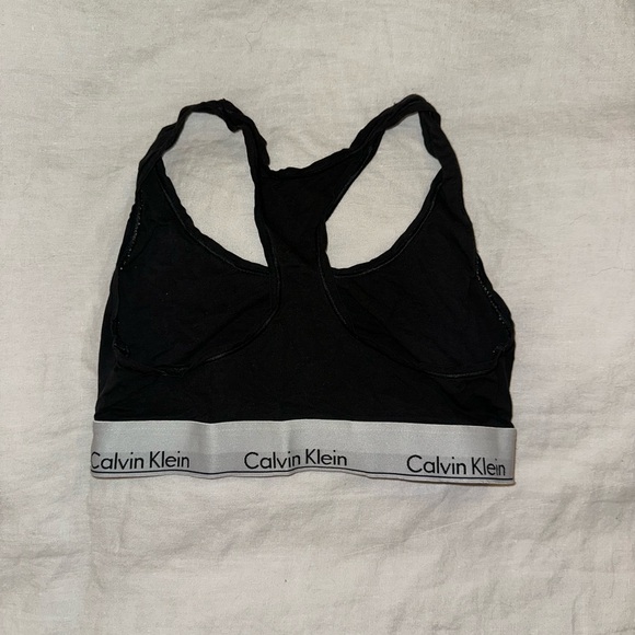 Calvin Klein Black Racerback Bra - Picture 3 of 4